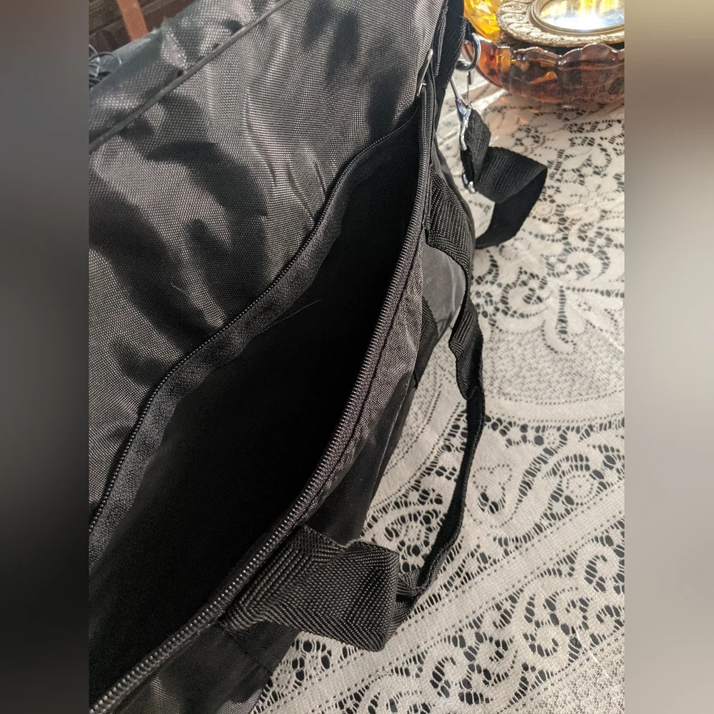 Vintage Rare Black Carryon Travel Duffle Sports Bag Crossbody Business Korean